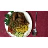 [ 9 ]  Nasi goreng met gestoofde kip bot halal