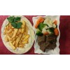 [ 86 ] rundvlees en gemengde groenten  halal